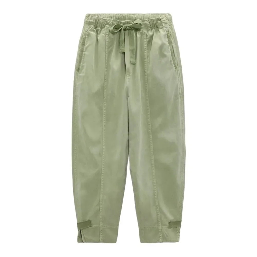 ZARA Light Green Balloon Pants NWT Size XXL - Picture 2 of 10